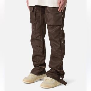 TWILLMKT PACSUN SZ LG BROWN Snap Zipper II Cargo Pants